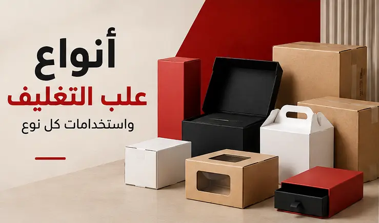 أنواع علب التغليف واستخدامات كل نوع