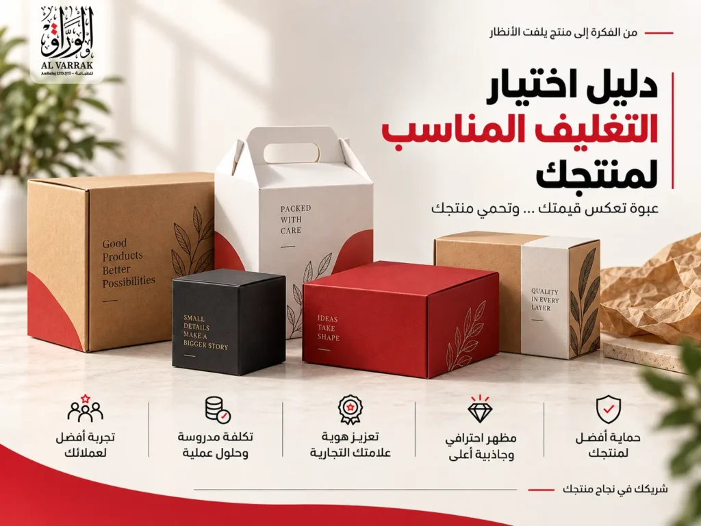 اختيار التغليف المناسب للمنتج
