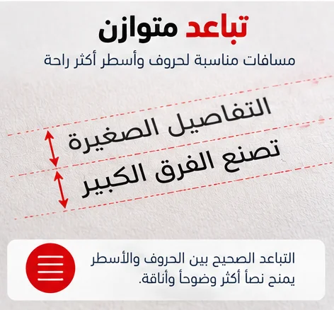 اختيار الخط المناسب للطباعة