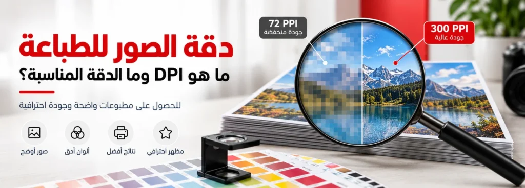 دقة الصور للطباعة